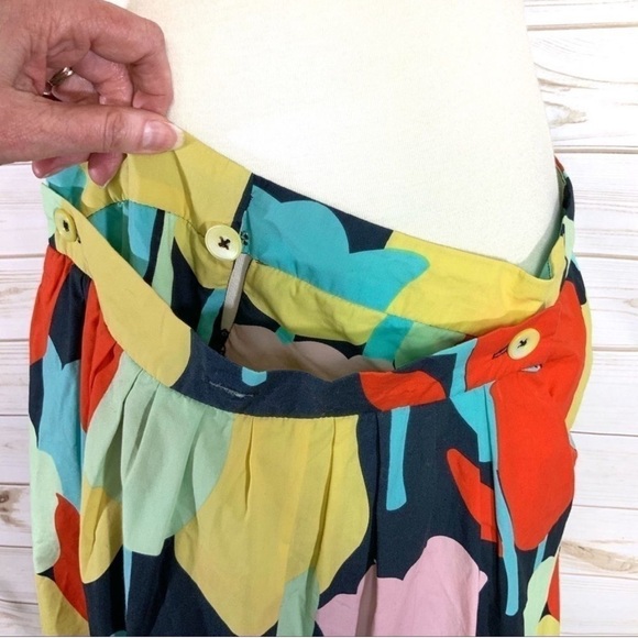 Anthropologie Fei tulip skirt sailor button front - Picture 1 of 6